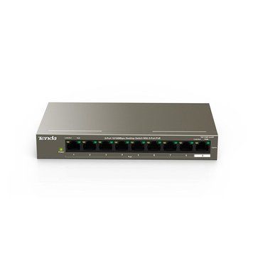 Комутатор TENDA 8xFE PoE, 1xFE Uplink Tenda TEF1109P-8-63W TEF1109P-8-63W фото