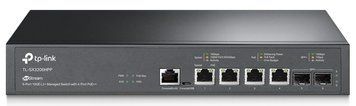 Комутатор TP-LINK 4x10GE(4xPoE+), 2xSFP+, 200Вт, Керований L2 TP-Link TL-SX3206HPP TL-SX3206HPP фото