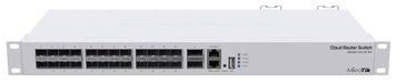 Комутатор MikroTik Cloud Router Switch MikroTiK CRS326-24S+2Q+RM CRS326-24S+2Q+RM фото