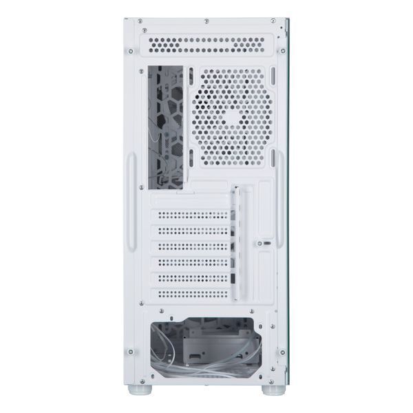 Корпус 2E GAMING Aruba G3313W, без БЖ 1xUSB3.0, 2xUSB2.0, 5x120мм ARGB, VGA 330мм, LCS ready, HUB, TG Side Panel, ATX, білий 2E-G3313W фото