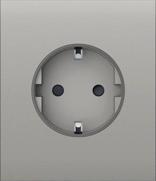 Центральная панель для встраиваемой розетки Ajax CenterCover for Outlet Basic, oyster 000046704 фото