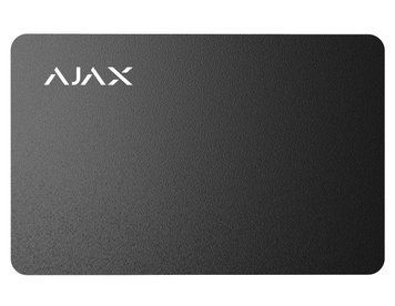 Картка Ajax Pass 1шт, Jeweller, безконтактна, чорний AP1PB фото