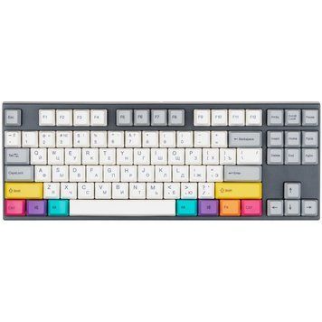 Клавіатура механічна Varmilo APT87 CMYK, C-TK Brown, WL/USB-A, White Led A92A024D3A5A17A007 фото
