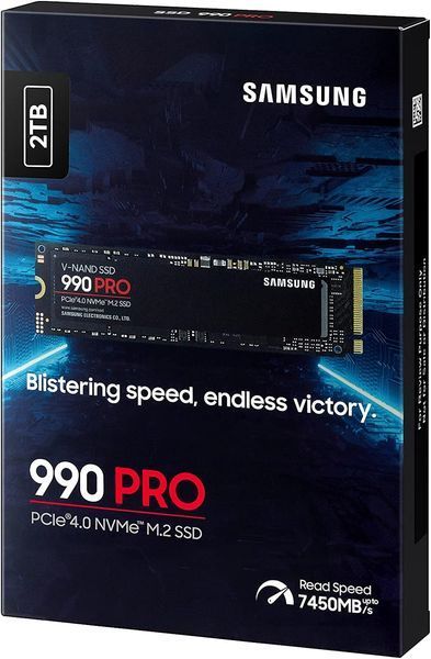 Накопитель SSD Samsung M.2 2TB PCIe 4.0 990PRO MZ-V9P2T0BW фото