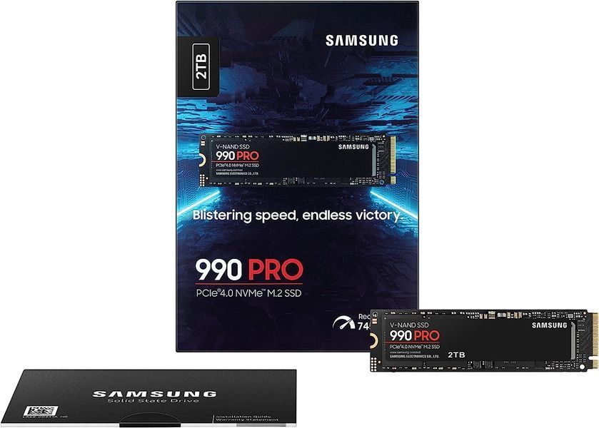 Накопитель SSD Samsung M.2 2TB PCIe 4.0 990PRO MZ-V9P2T0BW фото