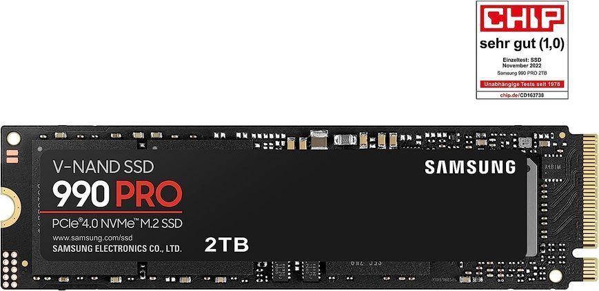 Накопитель SSD Samsung M.2 2TB PCIe 4.0 990PRO MZ-V9P2T0BW фото