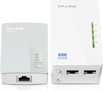 Комплект Адаптерoв Powerline TP-LINK AV600, N300, (TL-WPA4220 1шт, TL-PA4010 1шт) TP-Link TL-WPA4220KIT TL-WPA4220KIT фото