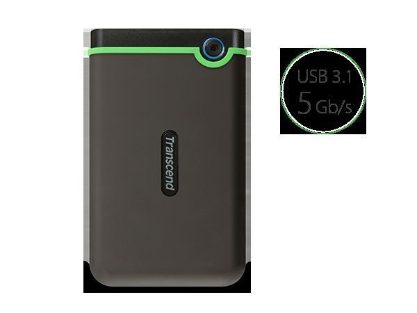 Портативний жорсткий диск Transcend 4TB USB 3.1 StoreJet 25M3 Сірий TS4TSJ25M3S фото