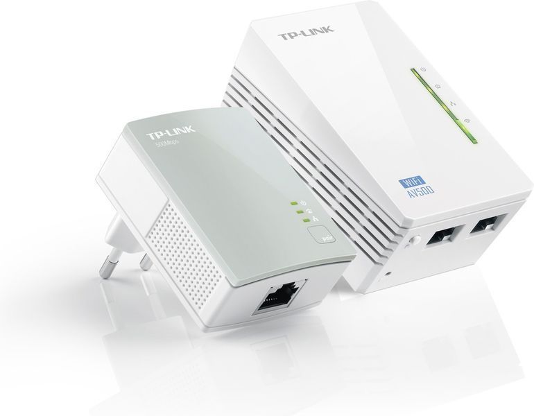 Комплект Адаптерiв Powerline TP-LINK AV600, N300, (TL-WPA4220 1шт, TL-PA4010 1шт) TP-Link TL-WPA4220KIT TL-WPA4220KIT фото