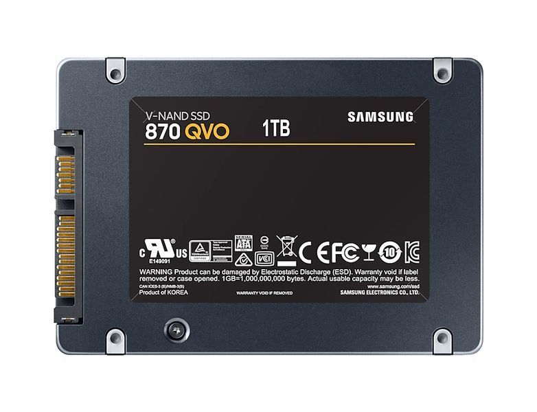 Накопичувач SSD Samsung 2.5" 1TB SATA 870QVO MZ-77Q1T0BW фото