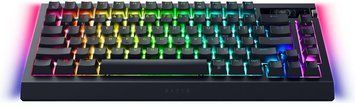 Клавіатура механічна Razer BlackWidow V4 Pro 75%, 81key, Mechanical Switches Gen-3, USB-A/WL/BT, EN, RGB, чорний RZ03-05130100-R3M1 фото