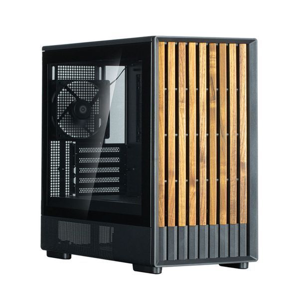 Корпус Zalman P10 Namu без БП, 1xUSB3.0, 1xUSBType-C, 2x120мм, 1x120мм ARGB, VGA 340мм, LCS ready, TG Side Panel, mATX, чёрный P10NAMUBLACK фото