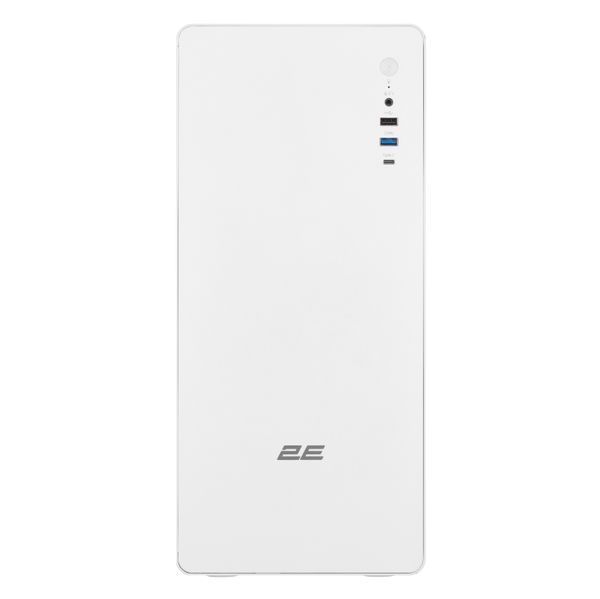 Корпус 2E Credo V500W без БЖ, 1xUSB3.0, 1х USB 2.0, 1xUSB Type-C, 1x120мм, VGA 310мм, ATX, білий 2E-V500W фото