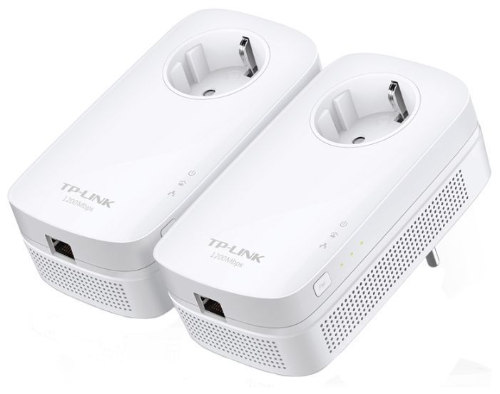 Комплект Адаптерiв Powerline TP-LINK AV1300, 1xGE, (TL-PA8010 2шт), Розетка TP-Link TL-PA8010PKIT TL-PA8010PKIT фото