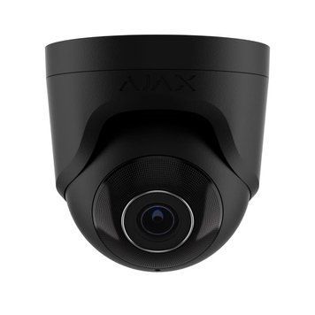 IP-Камера дротова Ajax TurretCam, 8мп, 2.8мм, Poe, True WDR, IP 65, ІЧ 35м, аудіо, кут огляду 100&deg; до 110&deg;, купольна, чорна 000039324 фото