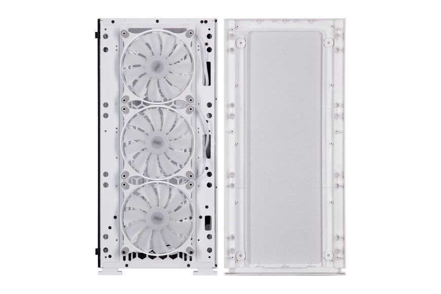 Корпус 2E GAMING Virtus Neo G3301NW без БП 2xUSB3.0, 1xUSB 2.0 3x140мм ARGB, 1x120мм ARGB VGA 340мм LCS ready контроллер с пультом TG Side Panel ATX белый 2E-G3301NW фото
