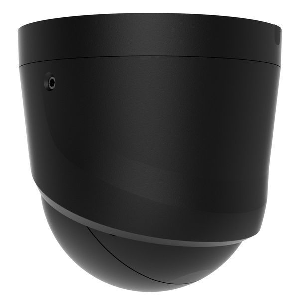 IP-Камера дротова Ajax TurretCam HL black, 8мп, 2.8мм, гібридне підсвічування IR 50м, білий Led 50м, Poe, True WDR, IP 65, ІЧ 50м, аудіо, кут огляду 100&deg; до 110&deg;, купольна, чорна 000059519 фото