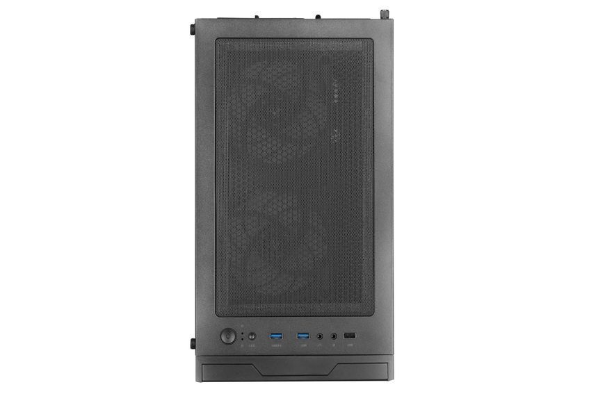 Корпус 2E GAMING Turbo G2057B без БЖ 2xUSB3.0, 1xUSB2.0, 1x200мм, ARGB, 3x120мм ARGB, VGA 345мм, LCS ready, HUB, TG Side Panel, ATX, чорний 2E-G2057B фото