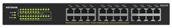 Комутатор NETGEAR GS324P 24xGE (16xPoE), 190Вт, Некерований GS324P-100EUS фото