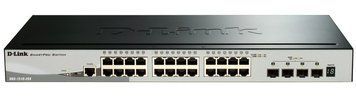 Комутатор 24xGE, 4xSFP+, SmartPro D-Link DGS-1510-28X DGS-1510-28X фото