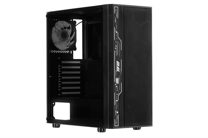 Корпус 2E GAMING Spero G2052 без БЖ 2xUSB3.0, 1xUSB2.0, 1x120мм ARGB, 2x120мм, VGA 345мм, LCS ready, TG Side Panel, ATX, чорний 2E-G2052 фото