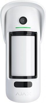 Датчик руху вуличний з фотофіксацією Ajax MotionCam Outdoor, Jeweler, бездротовий, білий (26074.84.WH1) 000023586 фото
