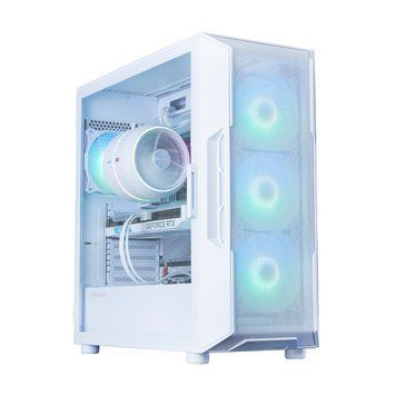 Корпус Zalman I3 Neo ARGB V2 без БП, 2xUSB3.0, 1x Type C, 4x120мм, ARGB, VGA 355мм, LCS ready, TG Side Panel, ATX, белый I3NEOARGBV2WHITE фото