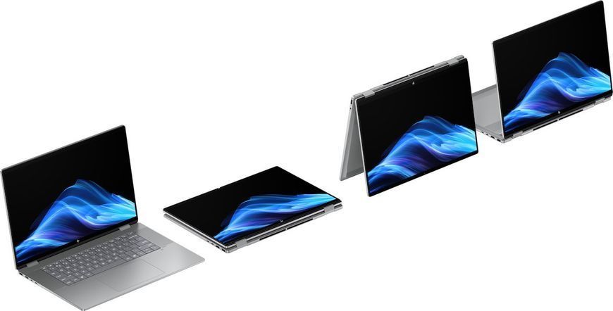 Ноутбук HP OmniBook X Flip x360 16-ar0000ua 16" 3K OLED Touch, AMD AI 7 350, 32GB, F1024GB, UMA, Win11, сірий C3VE8EA фото