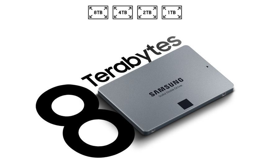 Накопичувач SSD Samsung 2.5" 8TB SATA 870QVO MZ-77Q8T0BW фото