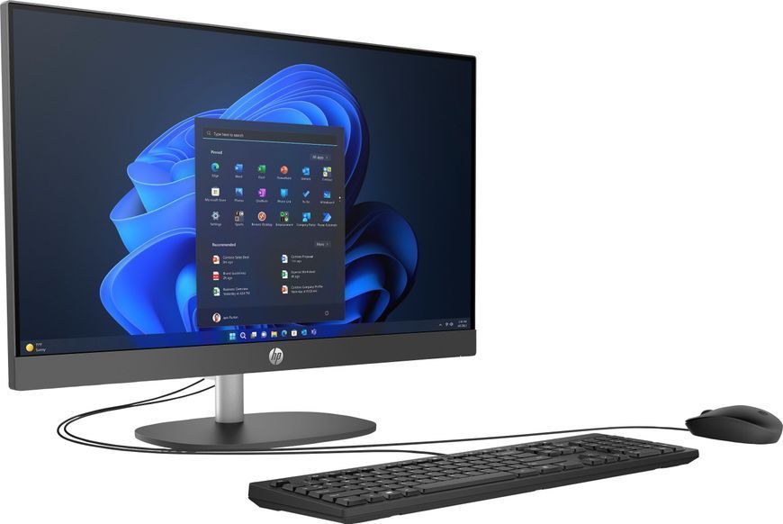 ПК Моноблок HP 240-G10 23.8" FHD IPS AG, Intel U5-125U, 8GB, F512GB, UMA, WiFi, кл+м, DOS D10FBET фото
