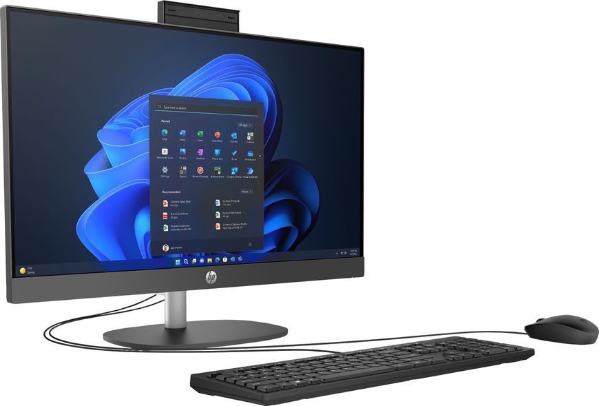 ПК Моноблок HP 240-G10 23.8" FHD IPS AG, Intel U5-125U, 8GB, F512GB, UMA, WiFi, кл+м, DOS D10FBET фото