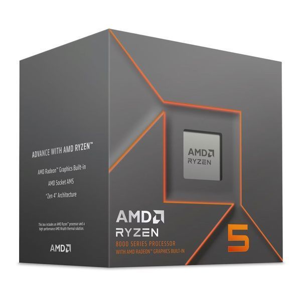 Центральний процесор AMD Ryzen 5 8500G 6C/12T 3.5/5.0GHz Boost 16Mb Radeon Graphics AM5 65W Wraith Stealth cooler Box 100-100000931BOX фото