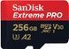 Карта пам'яті SanDisk microSD 256GB C10 UHS-I U3 R200/W140MB/s Extreme Pro V30 + SD SDSQXCD-256G-GN6MA фото 1