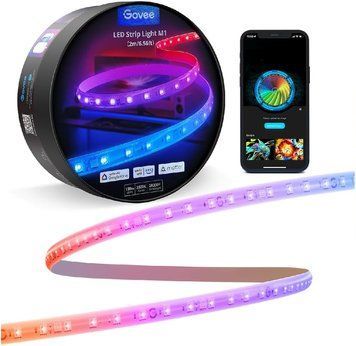 Лента светодиодная умная Govee H100E LED Strip Light M1 Matter Compatible 1m extension of H61E1, 5м, Белый H100E0D1 фото