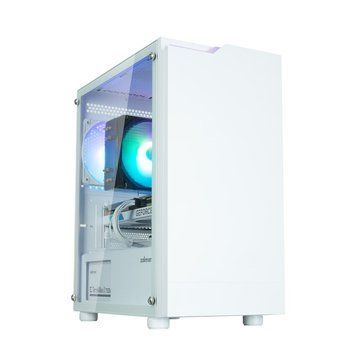 Корпус Zalman T4 Plus без БП, 2xUSB3.0, 1xUSB2.0, 1x120мм ARGB, VGA 3200мм, LCS ready, TG Side Panel, mATX, белый T4PLUSWHITE фото