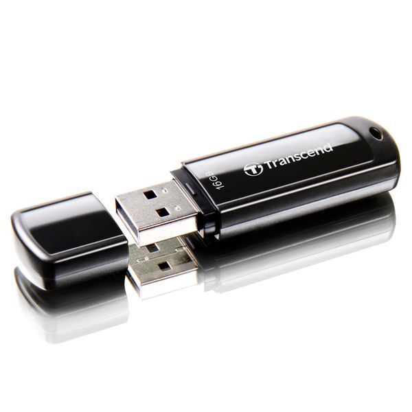 Накопичувач Transcend 16GB USB 3.1 Type-A JetFlash 700 Чорний TS16GJF700 фото