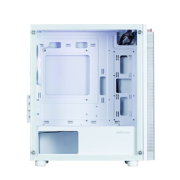 Корпус Zalman T4 Plus без БЖ, 2xUSB3.0, 1xUSB2.0, 1x120мм ARGB, VGA 3200мм, LCS ready, TG Side Panel, mATX, білий T4PLUSWHITE фото