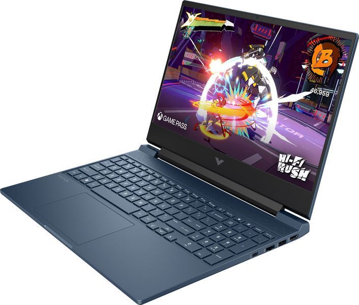 Ноутбук HP Victus 15-fb3049ua 15.6" FHD IPS AG, AMD R5-8645HS, 16GB, F512GB, NVD3050-6, DOS, синій BV8Y0EA фото