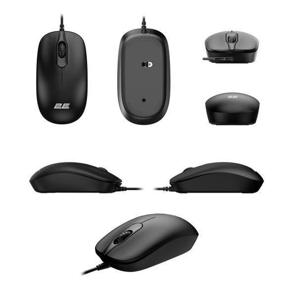 Мышь 2E MF405, USB-A, чёрный 2E-MF405UBK фото