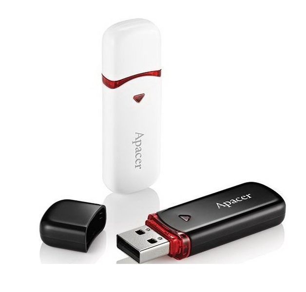 Накопичувач Apacer 32GB USB 2.0 Type-A AH333 Білий AP32GAH333W-1 фото