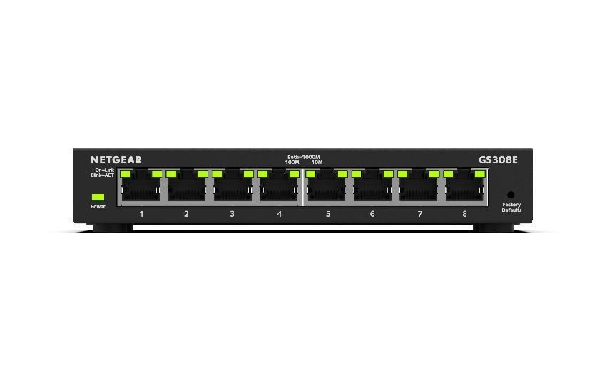 Коммутатор NETGEAR GS308E 8xGE, WebSmart GS308E-400EUS фото