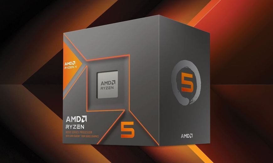 Центральний процесор AMD Ryzen 5 8600G 6C/12T 4.3/5.0GHz Boost 16Mb Radeon Graphics AM5 65W Wraith Stealth cooler Box 100-100001237BOX фото