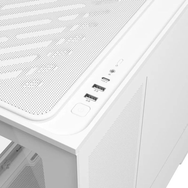 Корпус Prime AP202 Tempered Glas ARGB, без БЖ, 2xUSB3.2, 1xUSB Type-C, Tempered Glass side, mATX, білий ASUS 90DC00P3-B19000 90DC00P3-B19000 фото