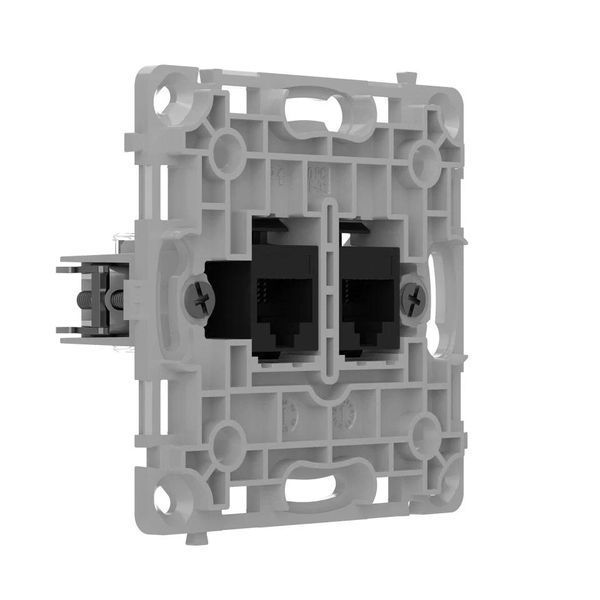Реле розетки Ajax OutletCore LAN Vertical чорна (128848.165.BL) 000058896 фото