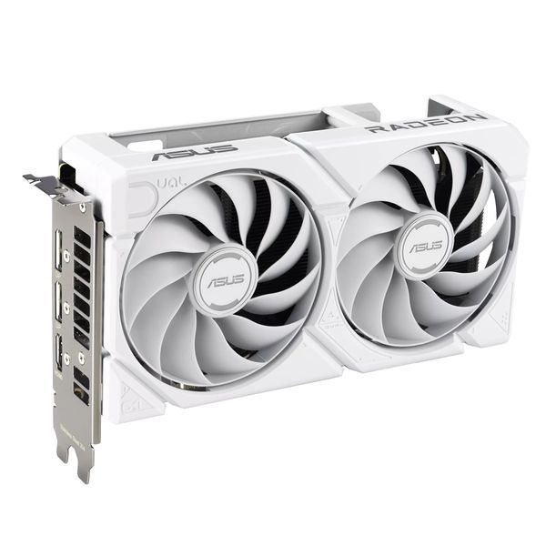 Вiдеокарта ASUS Radeon RX 9060 XT 16GB GDDR6 OC DUAL-RX9060XT-16G-WHITE білий 90YV0LG3-M0NA00 фото