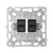 Реле розетки Ajax OutletCore LAN Vertical чорна (128848.165.BL) 000058896 фото 1