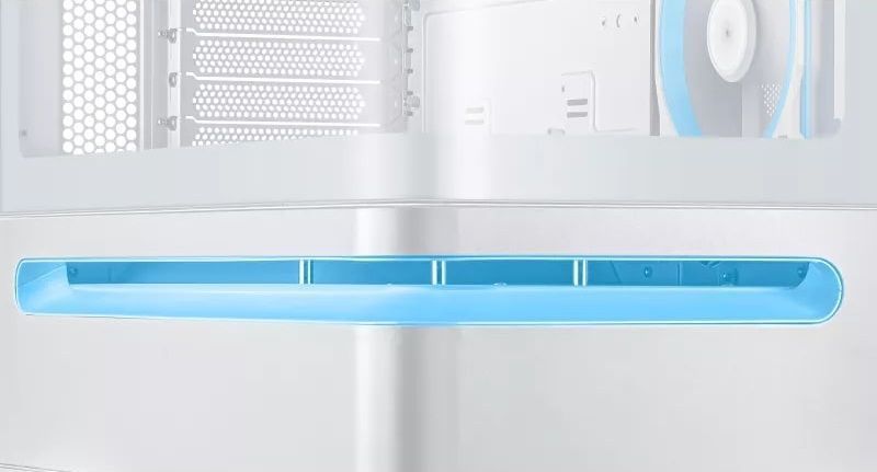 Корпус Prime AP202 Tempered Glas ARGB, без БЖ, 2xUSB3.2, 1xUSB Type-C, Tempered Glass side, mATX, білий ASUS 90DC00P3-B19000 90DC00P3-B19000 фото