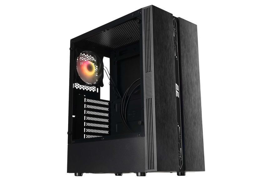 Корпус 2E GAMING Runa G2107 без БЖ 1xUSB3.0, 2xUSB2.0, 1x120мм ARGB, VGA 325мм, LCS ready, TG Side Panel, ATX, чорний 2E-G2107 фото