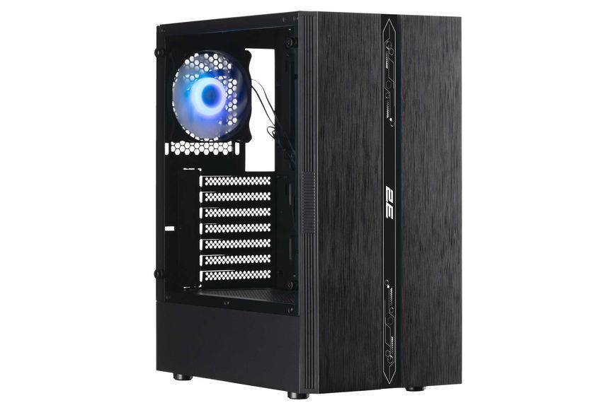 Корпус 2E GAMING Runa G2107 без БЖ 1xUSB3.0, 2xUSB2.0, 1x120мм ARGB, VGA 325мм, LCS ready, TG Side Panel, ATX, чорний 2E-G2107 фото