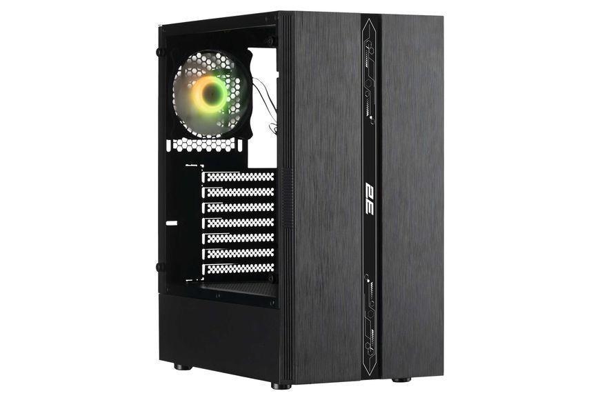 Корпус 2E GAMING Runa G2107 без БЖ 1xUSB3.0, 2xUSB2.0, 1x120мм ARGB, VGA 325мм, LCS ready, TG Side Panel, ATX, чорний 2E-G2107 фото